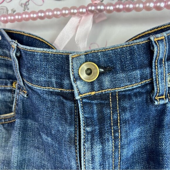 Rag & bone Dre jeans distressed dark blue Classic Blue Women's Jeans - Picture 5 of 12